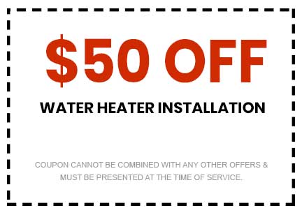 Discount on Water Heater Installation