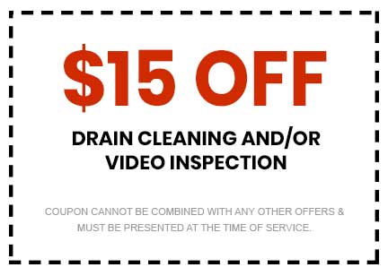 Discount on Drain Cleaning and/or Video Inspection